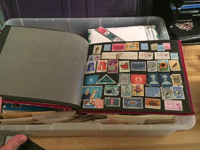 huge stamp collection