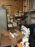 old books and many treasures in basement!