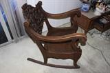 Antique rocking chair.
