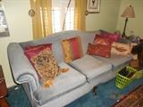 sofa with love seat and wing back chairs - can be purchased separately or as a complete set 