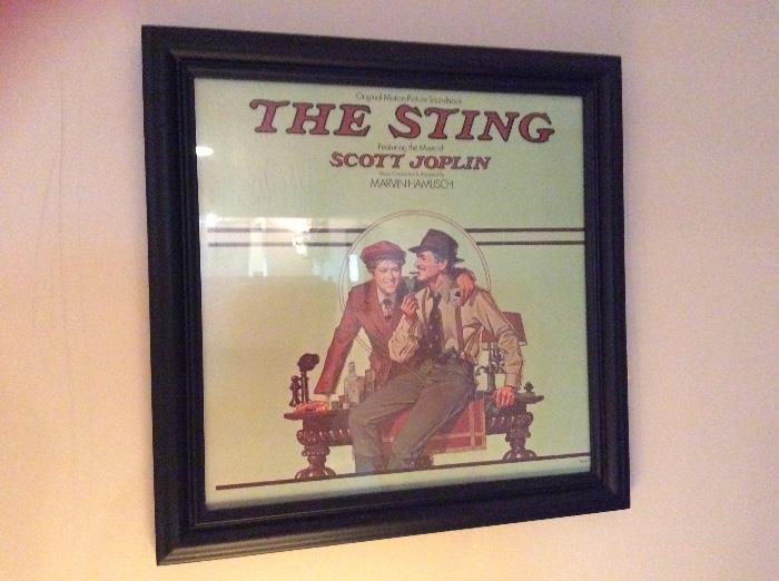 Sting Album framed