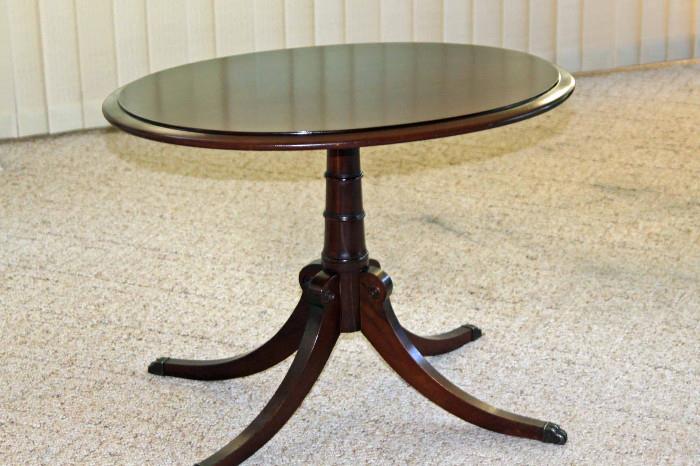 Small Oval table that matches the dining room set.