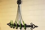 Rod iron wall hanging-approximately 47" wide.