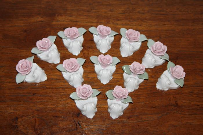 Ceramic roses.