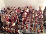 Hand carved Russian Santas
