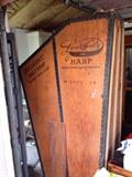 Antique Harp Shipping Case