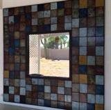 Large Tiled Mirror 