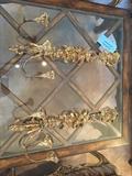Palladio Italy gilt wood sconces