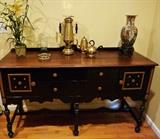 Antique Sideboard Buffet Server 