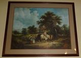 Francis Wheatley "Harvest Time" Framed Print
