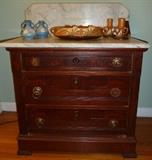 Antique Marble Top Wash Stand