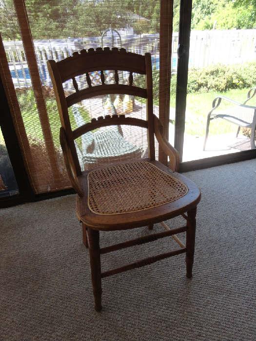 Antique Eastlake chair.