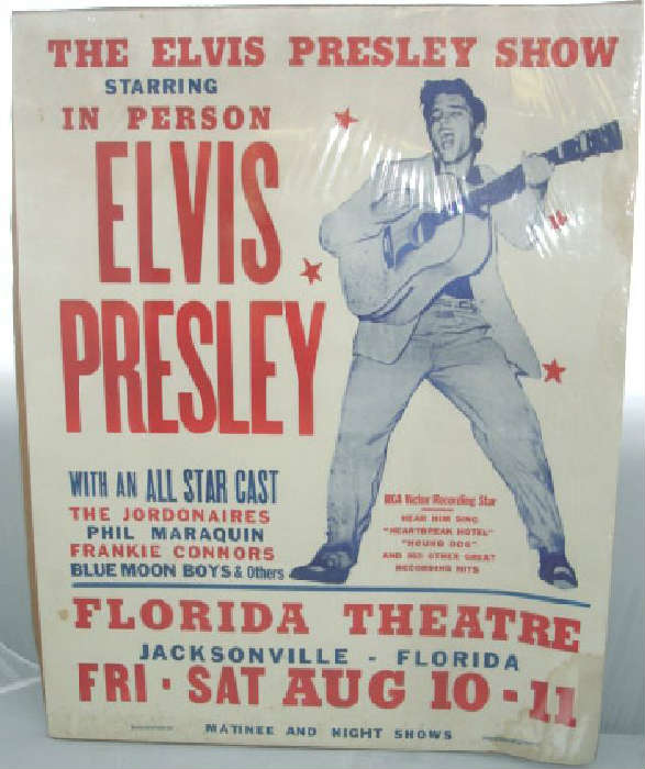 1985 Hatch Show Print Elvis Presley Poster