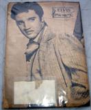 1950s Elvis Presley Pinup with Autograph) Auctioneer's Note- Autographed to be authentic, but it has not been authenticated.