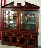 Large China Cabinet with Side Sliding Doors