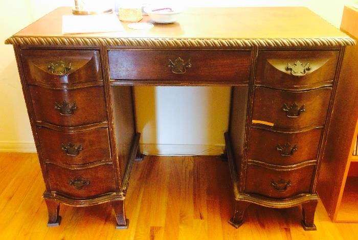 Antique Kneehole Desk