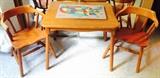 Child's Table with Two Matching Chairs