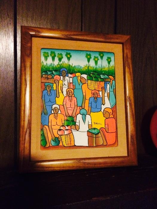 Frantz Framed Artwork, Signed