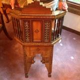 Back of inlaid chair