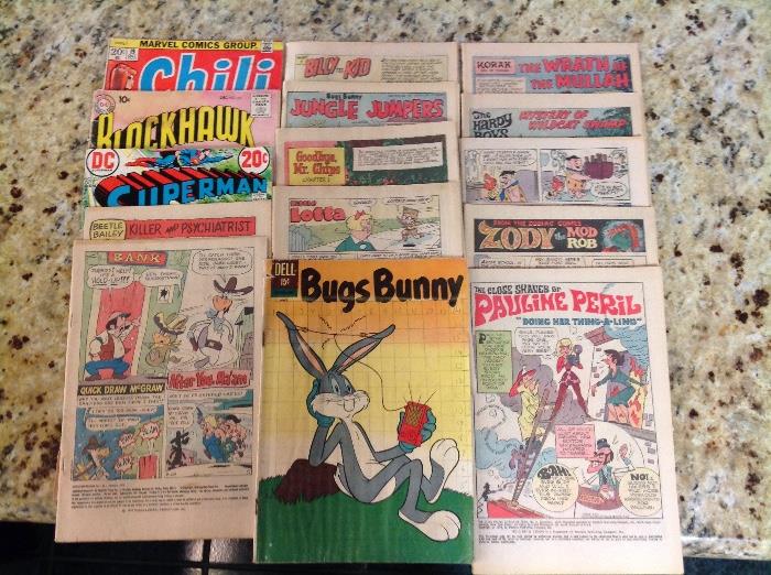 A few of the old funny books for sale