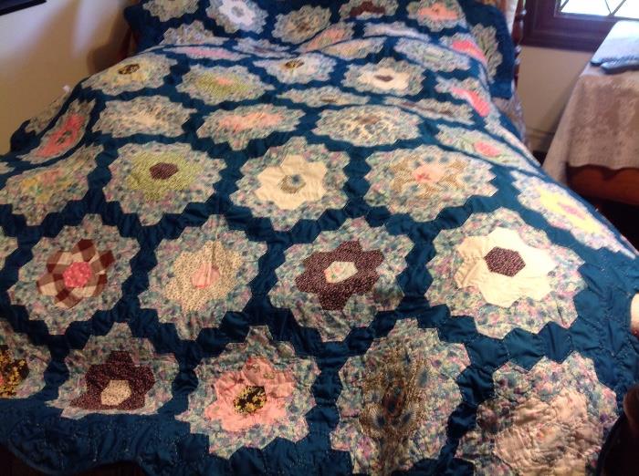 All hand stitched quilt