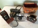 Vintage film cameras