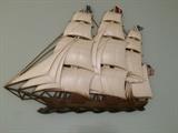 Sailing ship wall plaque for that nautical look