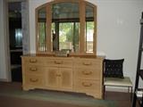 Bernhardt dresser and mirror
