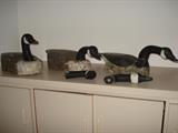 Working geese decoys