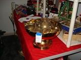Brass punch bowl...just in time for the holidays!