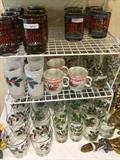 Christmas glassware