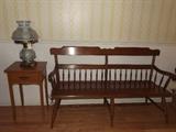 Ethan Allen Spindle Back Bench