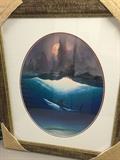 "Aumakua and the Ancient Voyagers" by Wyland and J. Pitre, 2011, Lithograph, certificate of authenticity included. 