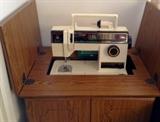 Singer Imperial sewing machine and table