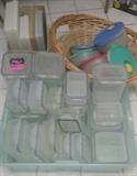 Tupperware and Lock & Lock plastic containers