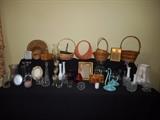 Baskets, vases, and picture frames