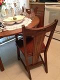 Scandinavian sensibility kitchen table and 4 chairs