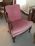 cane back chair - excellent condition.  One of two