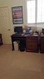 Desk and matching file cabinet