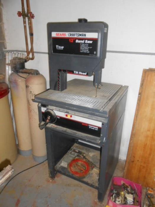 Craftsman 12  tilting head band saw 1 1/8hp  with stand