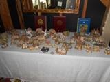 Large collection of Lilliput Lane cottages