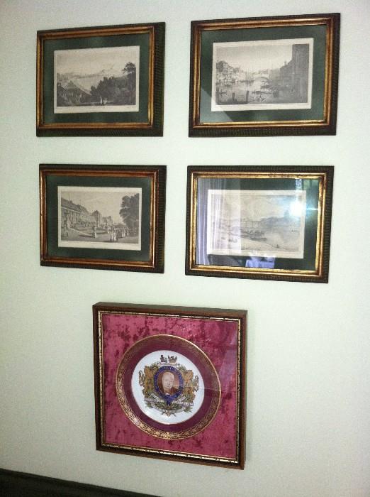 Framed Prints, Churchill Plate Framed