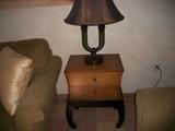 ASIAN TABLE, PR. LAMPS