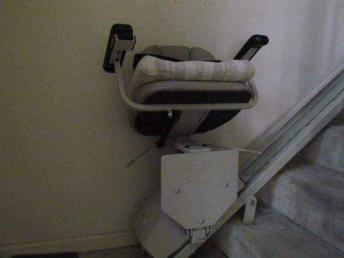 Stairclimber. Can be easily removed bring tools and a helper.