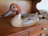 Tom Taber/Hersey Kyle Jr. hand carved duck 'decoy.' Excellent.