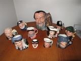 Collection of Royal Daulton "Toby" mugs