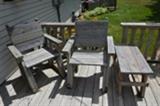 outdoor wood furniture