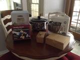 Hamilton Beach mixer, more Pampered Chef, Crock Pot....