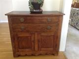 Antique pine furniture.
