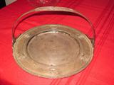 heavy sterling tray with handle